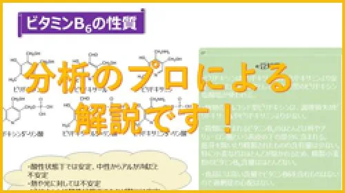 【ビタミン解説シリーズ】もっと知りたいビタミンB6セミナー