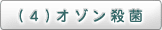 (4)オゾン殺菌